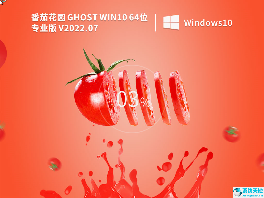 番茄花園 Ghost Win10 64位專業版 V2022.07